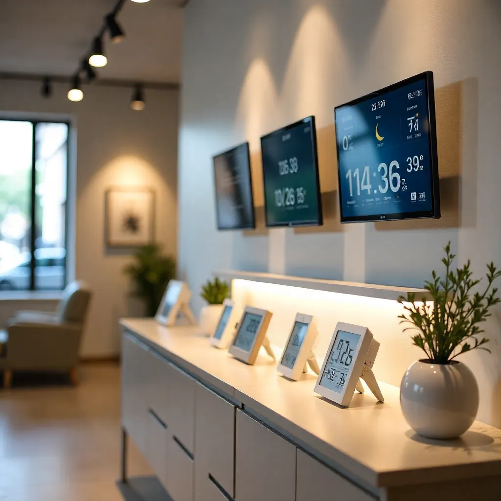 Mobile app interface for climate monitoring