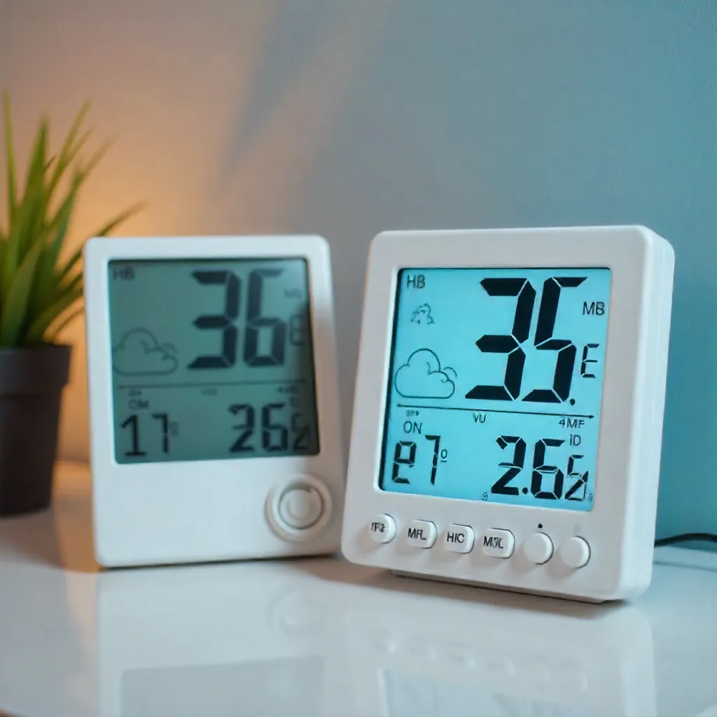 Sensor placement avoiding heat sources