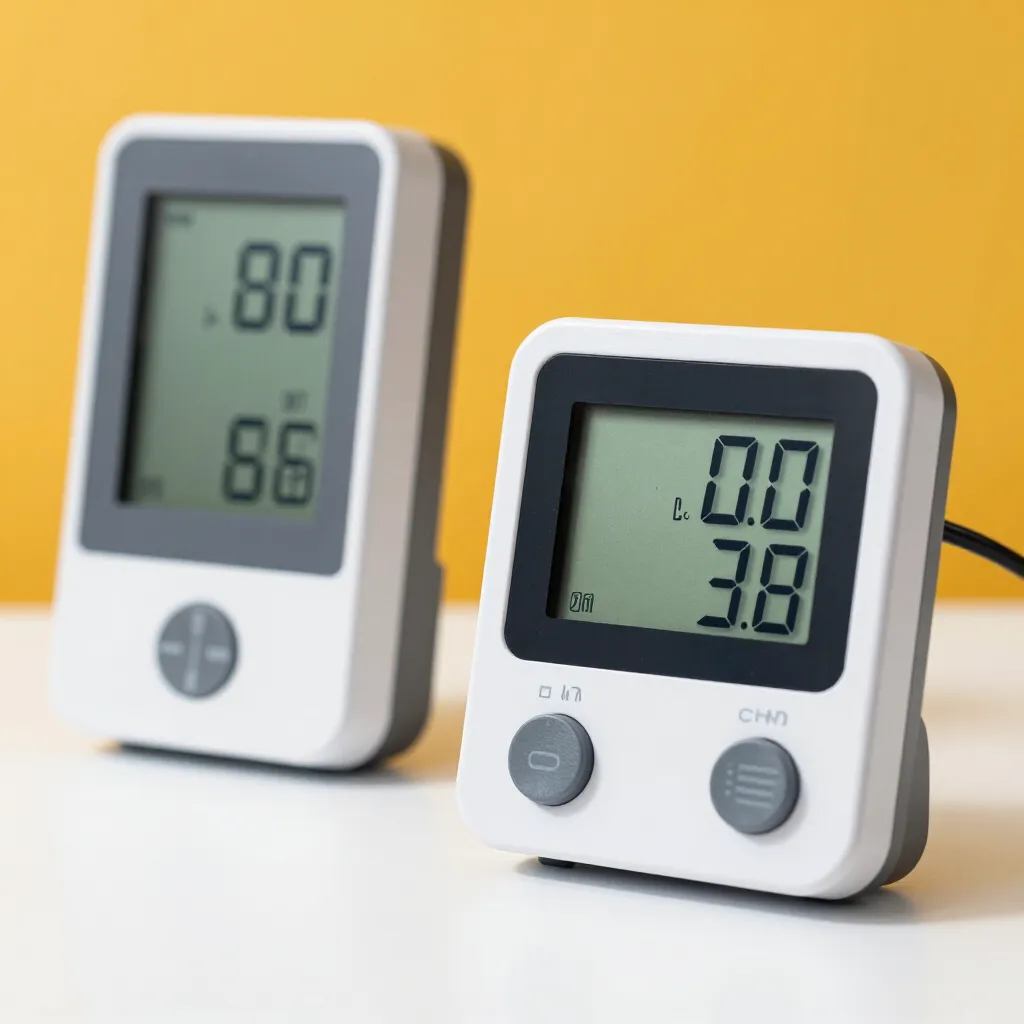 Precision thermometer with digital readout