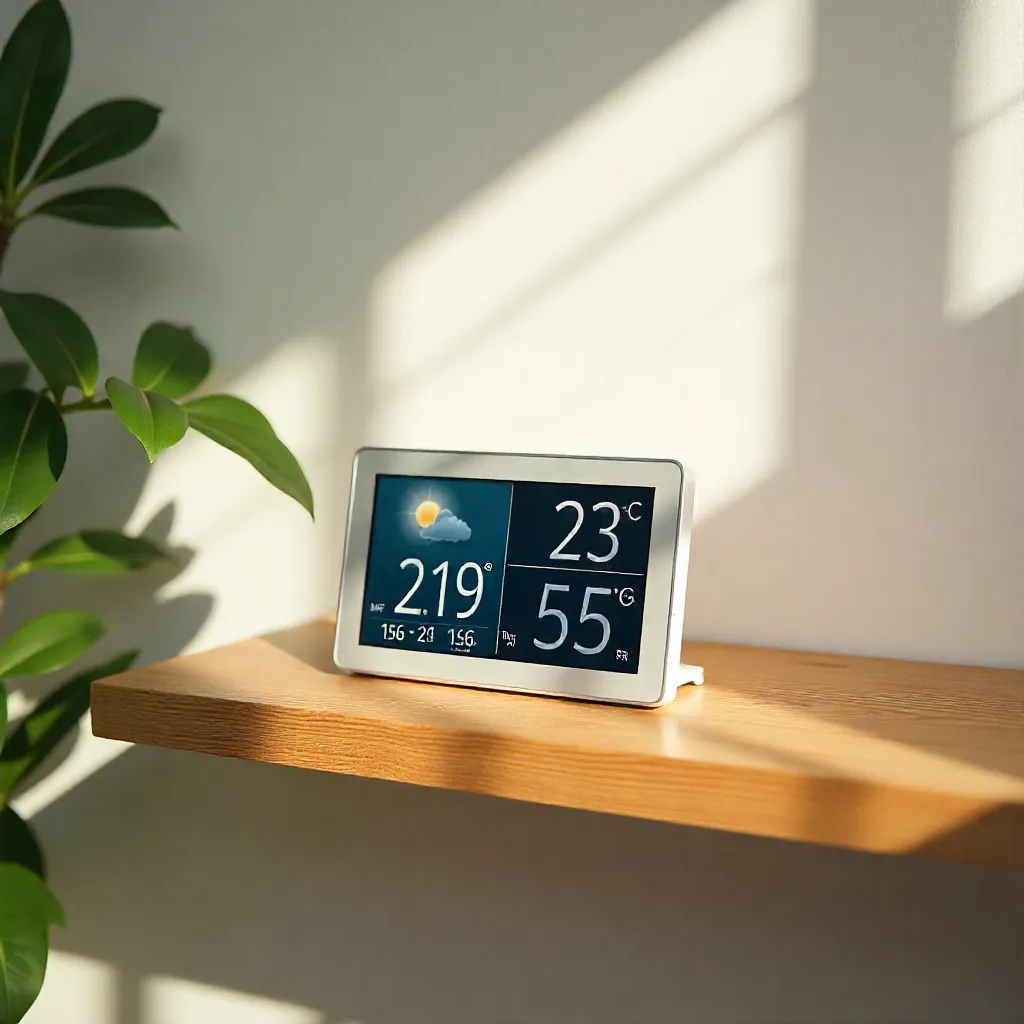 Display screen technology for climate data