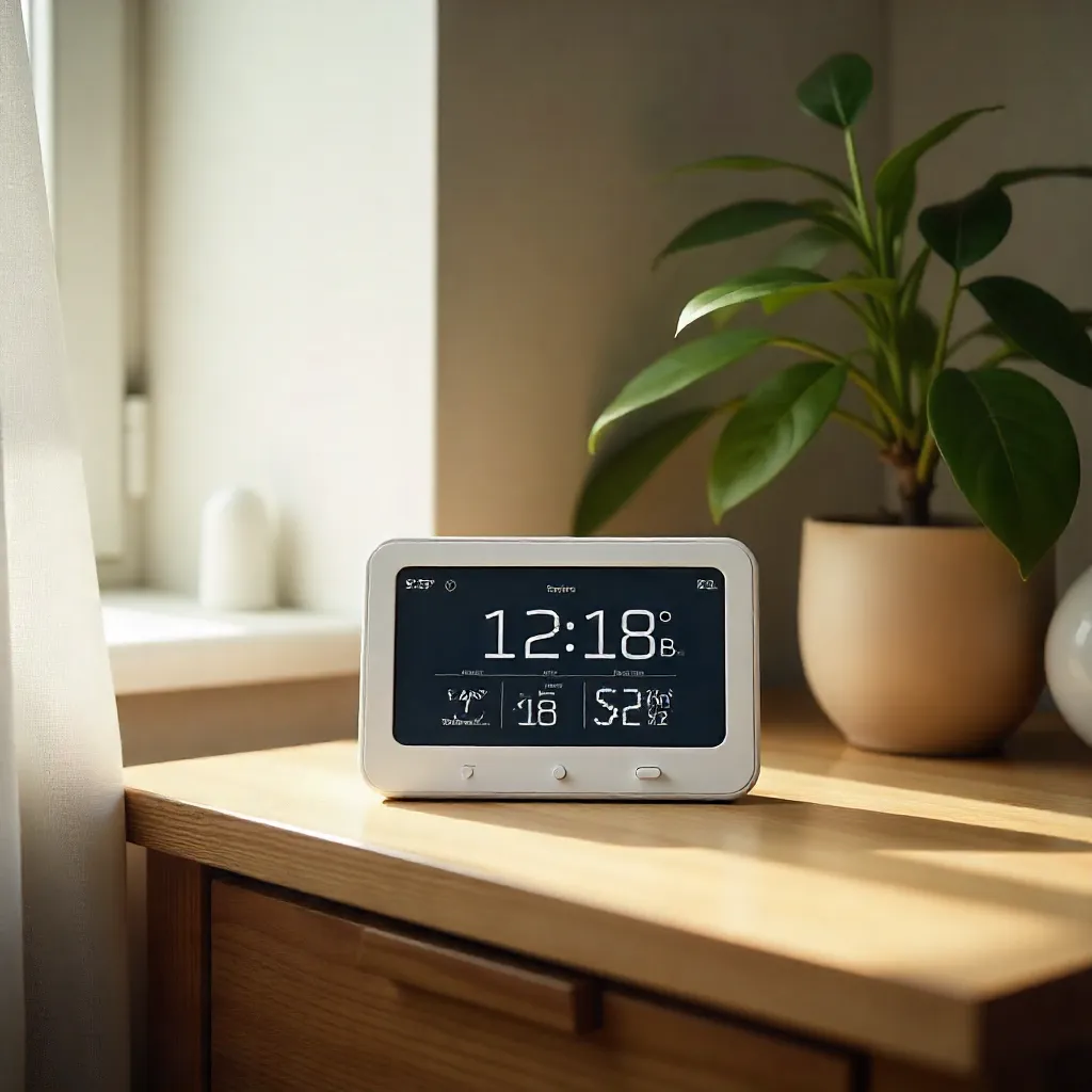 Digital display with multiple climate metrics